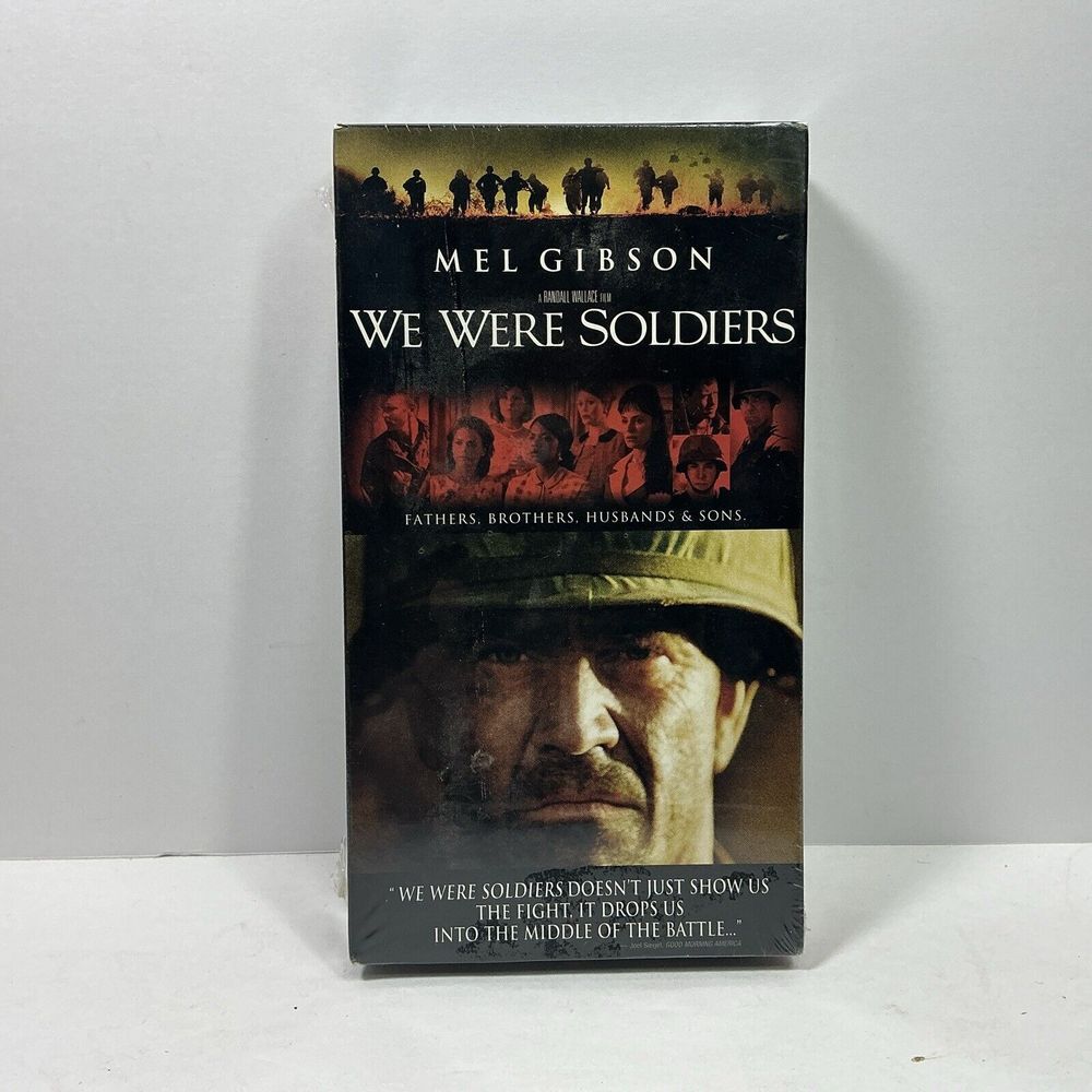 We Were Soldiers VHS Tape Mel Gibson Paramount Vietnam War New Factory Sealed